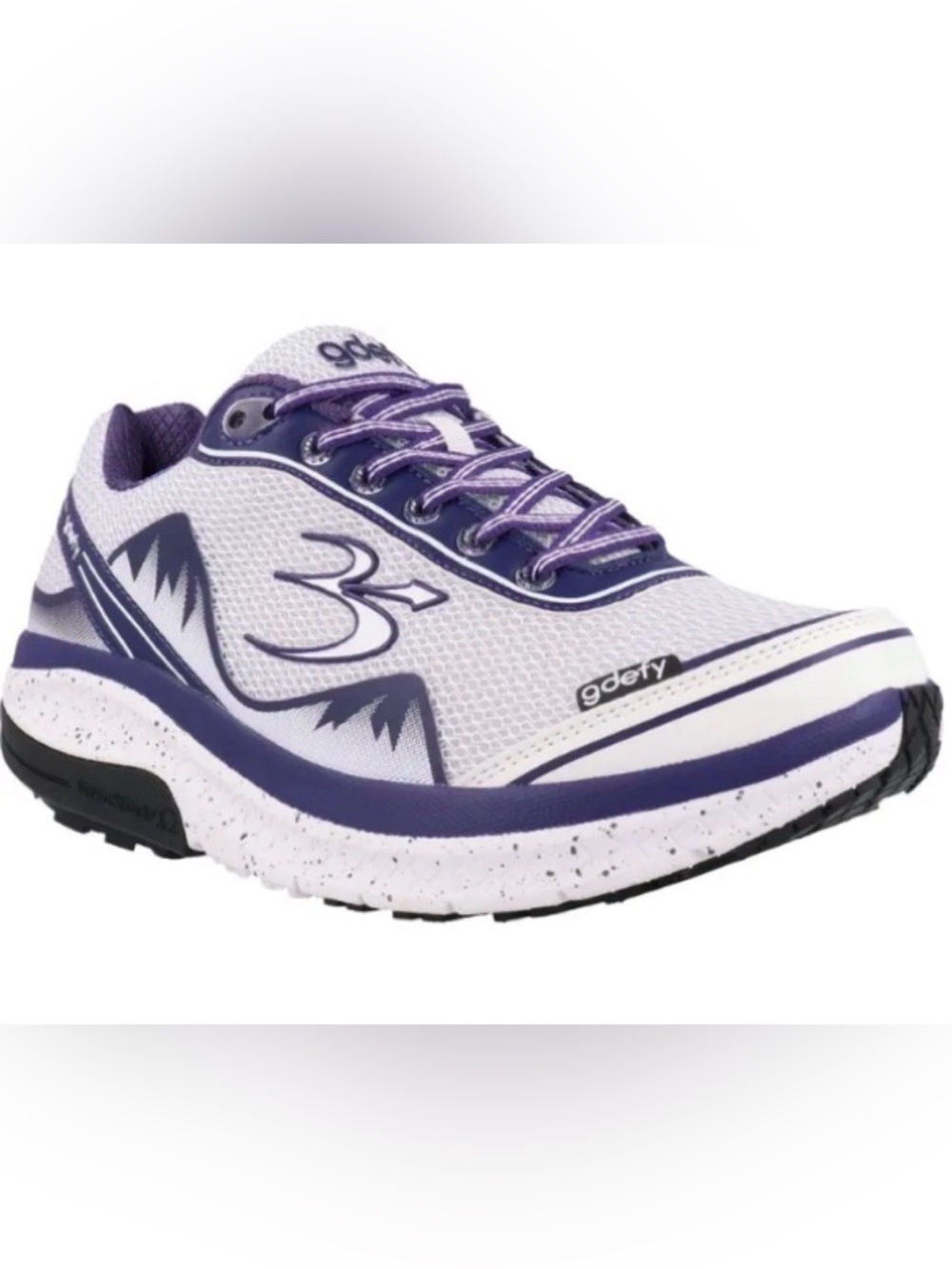 Gravity Defyer Women's Mighty Walk Athletic Shoes Purple White